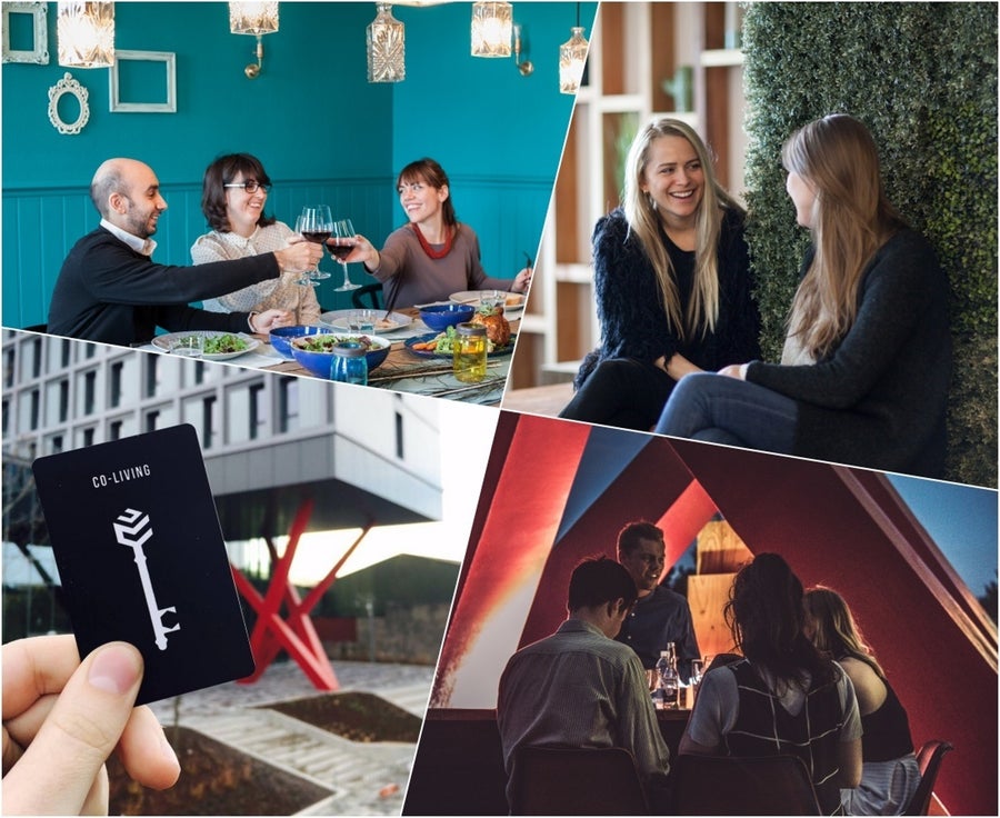 people socialising at The Collective